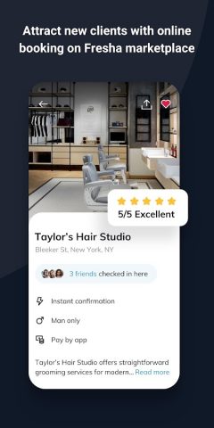 Fresha для бизнеса для Android — скриншот 3