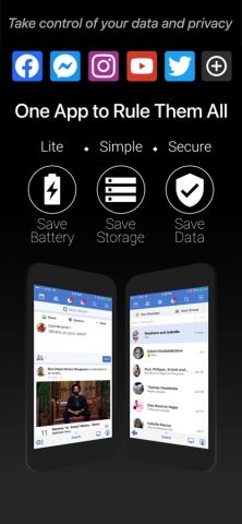 Friendly Social Browser для iOS — скриншот 1