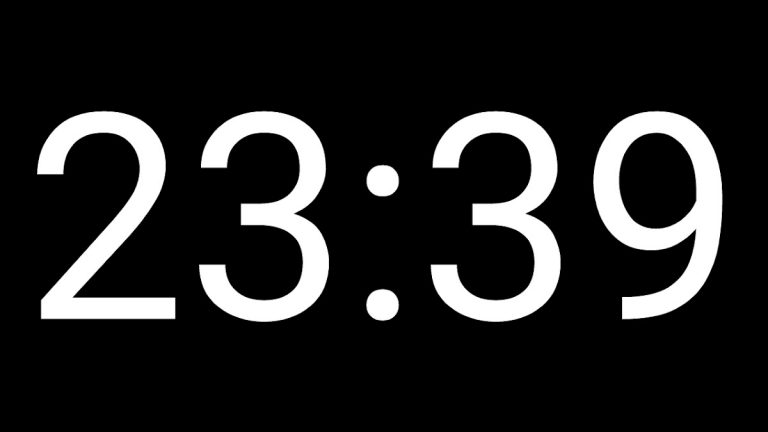 Fullscreen Clock: Flip & Focus для Android — скриншот 1