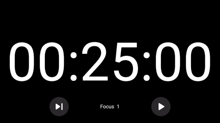 Fullscreen Clock: Flip & Focus для Android — скриншот 2