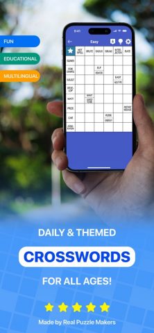 Fun Daily Crossword Puzzles для iOS — скриншот 1
