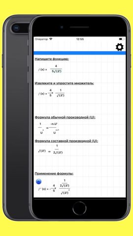 Функции и производные для iOS — скриншот 4
