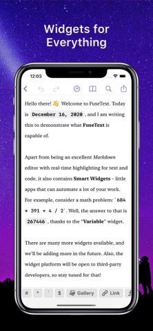FuseText – Text Editor для iOS — скриншот 2