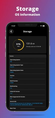 G-CPU:Monitor CPU, RAM, Widget для iOS — скриншот 5
