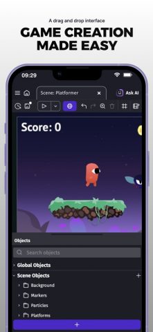 GDevelop — Create & Play Games для iOS — скриншот 2