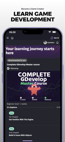 GDevelop — Create & Play Games для iOS — скриншот 5