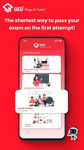 GED® Practice Test Prep 2026 для Android — скриншот 1