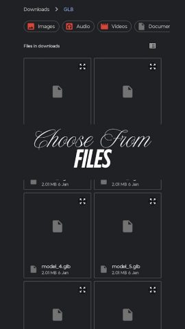 GLB AR Viewer 3D для Android — скриншот 3