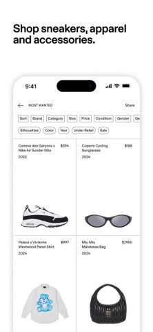 GOAT – Sneakers & Apparel для iOS — скриншот 1