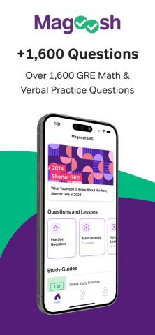 GRE Prep & Practice by Magoosh для iOS — скриншот 1