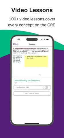GRE Prep & Practice by Magoosh для iOS — скриншот 5