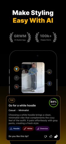 GRWM — AI Stylist для iOS — скриншот 1