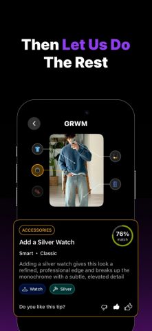 GRWM — AI Stylist для iOS — скриншот 4