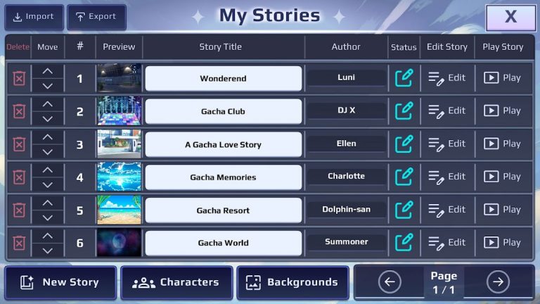 Gacha Story — VN Creator для Android — скриншот 2
