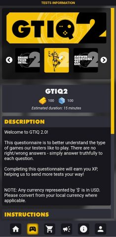 Game Tester для Android — скриншот 3