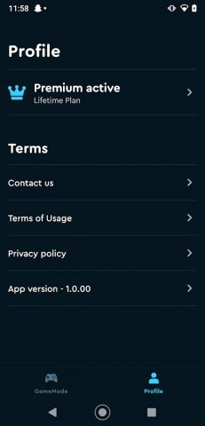 GameBoosterX-Игровой режим PRO для Android — скриншот 5