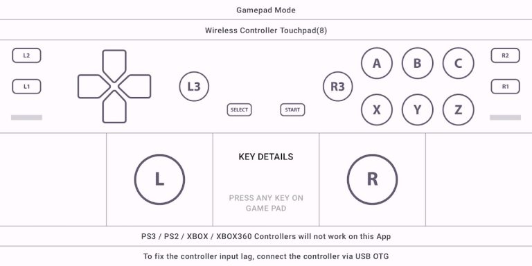 GamePad Tester Lite для Android — скриншот 2