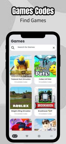 Games Codes For Roblox для iOS — скриншот 1