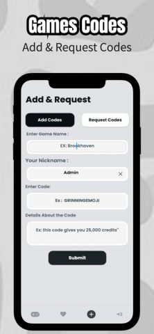 Games Codes For Roblox для iOS — скриншот 3