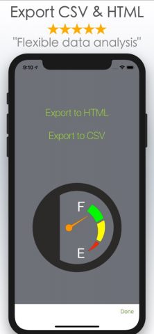 Gas Mileage Calculator and Log для iOS — скриншот 4