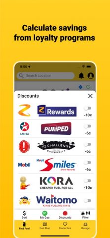 Gaspy для iOS — скриншот 3