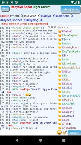 Gay Sohbet для Android — скриншот 2