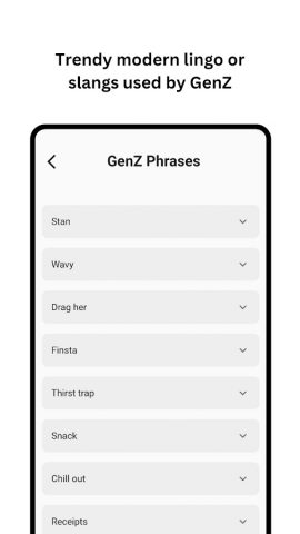 GenZ Slang Translator для Android — скриншот 2