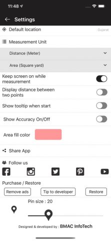 Geo Measure Area Calculator для iOS — скриншот 4