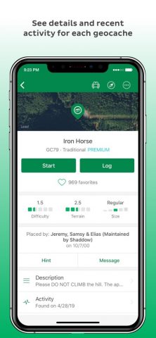 Geocaching® для iOS — скриншот 3