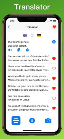 German Translator Dictionary + для iOS — скриншот 1