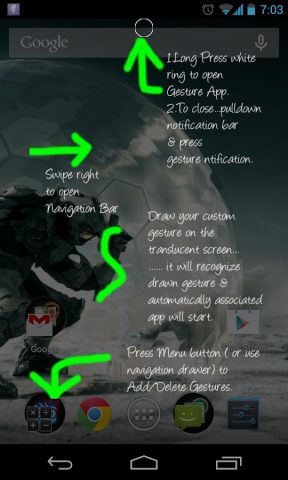 Gesture Control Pro для Android — скриншот 2