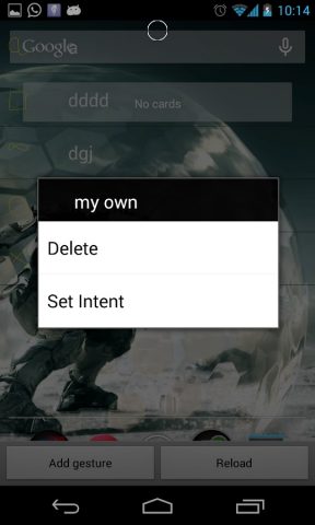 Gesture Control Pro для Android — скриншот 3