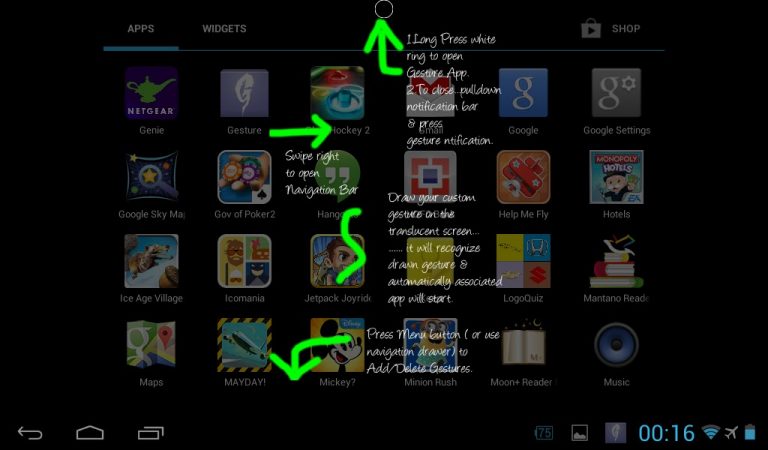 Gesture Control Pro для Android — скриншот 5