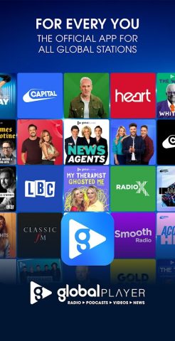 Global Player Radio & Podcasts для Android — скриншот 1