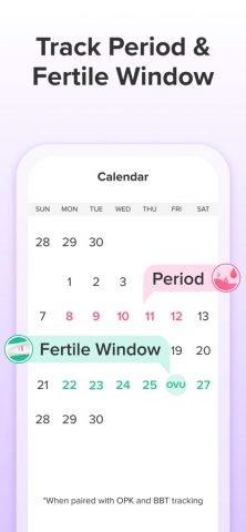 Glow Ovulation & Period App для iOS — скриншот 3