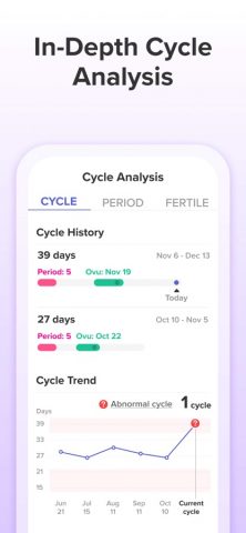 Glow Ovulation & Period App для iOS — скриншот 5