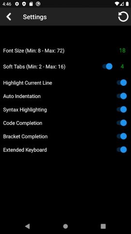 Go Programming Compiler для Android — скриншот 4