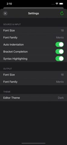 Go Programming Compiler для iOS — скриншот 5