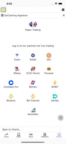 GoCharting для iOS — скриншот 1