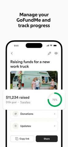 GoFundMe: Fundraise and Give для Android — скриншот 2