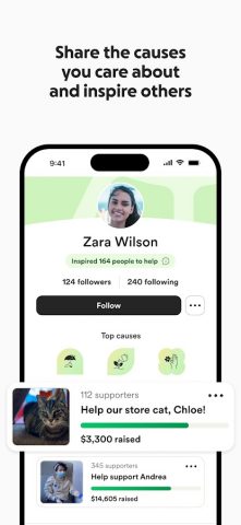 GoFundMe: Fundraise and Give для Android — скриншот 4