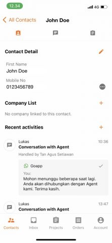 Goapp Mobile — скриншот 1