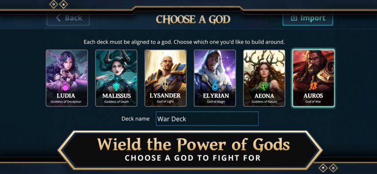 Gods Unchained для iOS — скриншот 1