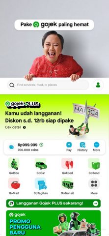 Gojek для iOS — скриншот 1
