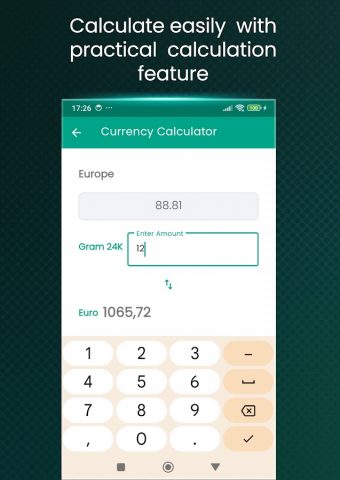 Gold Prices Online для Android — скриншот 3