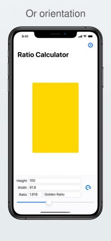 Golden Ratio Calculator++ для iOS — скриншот 3