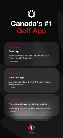Golf Canada Mobile для iOS — скриншот 1