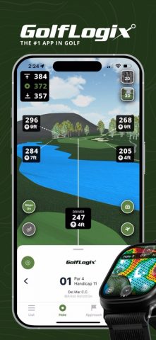 GolfLogix: 3D Golf GPS для iOS — скриншот 1