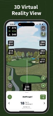 GolfLogix: 3D Golf GPS для iOS — скриншот 3