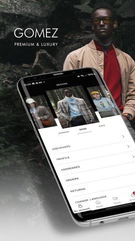 Gomez Fashion Store для Android — скриншот 1